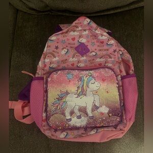 NWOT unicorn bookbag